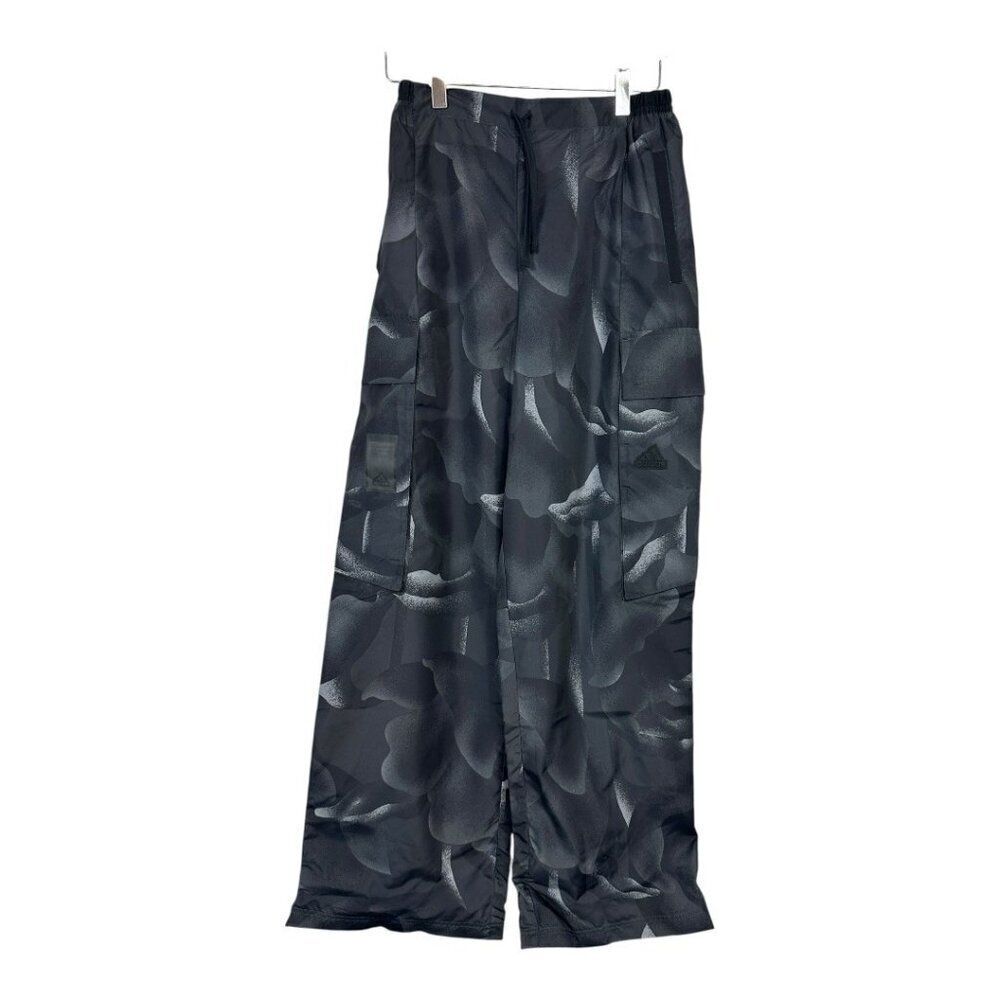 ADIDAS City Escape Black Gray White Loose Fit Cargo Pants # IM4964 Womens S - Picture 2 of 10